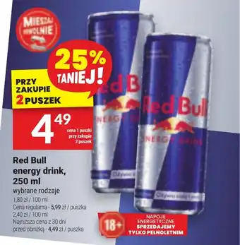 Twój Market Red Bull energy drink, 250 ml oferta