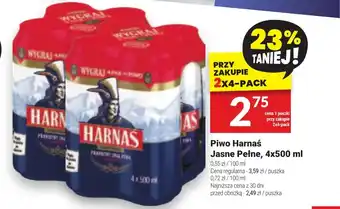 Twój Market Piwo Harnaś Jasne Pełne, 4x500 ml oferta