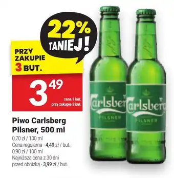 Twój Market Piwo Carlsberg Pilsner, 500 ml oferta