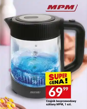 Twój Market Czajnik bezprzewodowy szklany MPM oferta