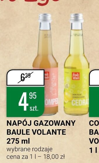 bi1 Napój gazowany Baule Volante 275ml oferta