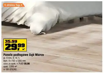 OBI Panele podłogowe Dąb Marco 1m2 oferta