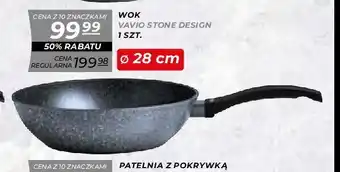 Polomarket Wok stone design black 28 cm 1 SZT oferta