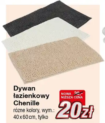 KiK Dywan łazienkowy Chenille oferta