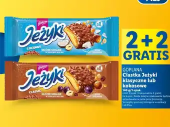 Lidl GOPLANA Ciastka Jeżyki klasyczne lub kokosowe 140g oferta