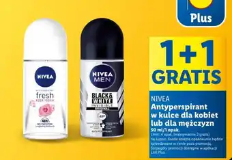 Lidl NIVEA Antyperspirant w kulce dla kobiet lub dla mężczyzn 50ml oferta