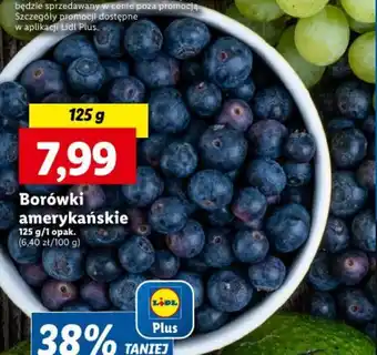 Lidl Borówki amerykańskie 125g oferta