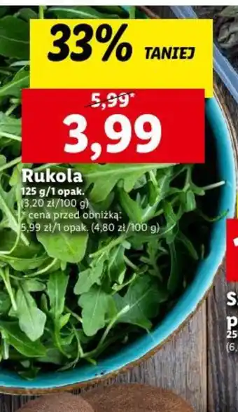 Lidl Rukola 125g oferta