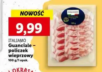 Lidl ITALIAMO Guanciale policzek wieprzowy 100 g oferta