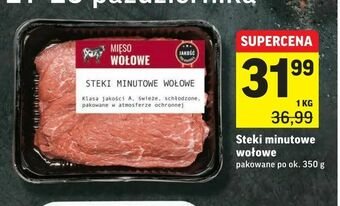 Intermarche Steki minutowe wołowe oferta