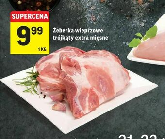 Intermarche Żeberka wieprzowe trójkąty extra mięsne oferta