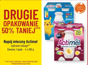 Polomarket Napój mleczny Actimel Danone 4 x 100 g oferta