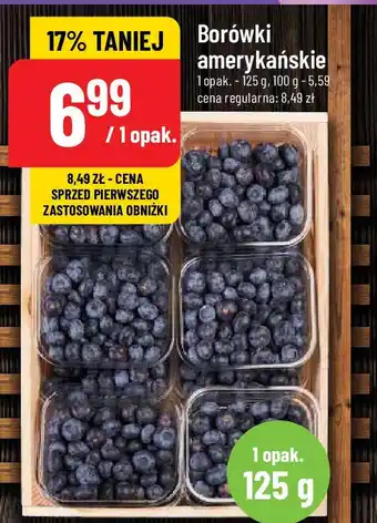 Polomarket Borówki amerykańskie 125 g oferta
