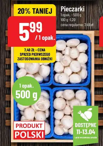 Polomarket Pieczarki 500 g oferta