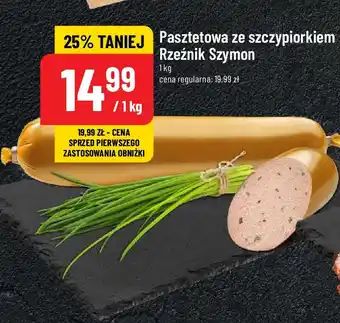 Polomarket Pasztetowa ze szczypiorkiem Rzeźnik Szymon 1 kg oferta