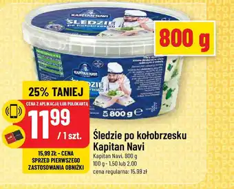 Polomarket Śledzie po kołobrzesku Kapitan Navi 800 g oferta