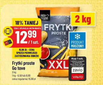 Polomarket Frytki proste Go tove 2 kg oferta