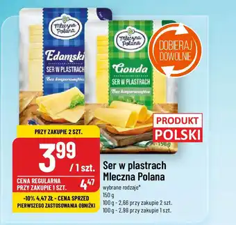 Polomarket Ser w plastrach Mleczna Polana 150 g oferta