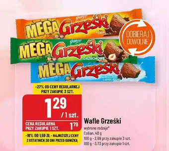 Polomarket Wafle Grześki Colian, 48 g oferta