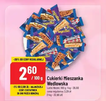 Polomarket Cukierki Mieszanka Wedlowska Lotte Wedel, 100 g oferta