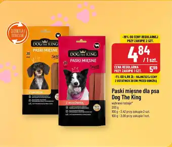 Polomarket Paski mięsne dla psa Dog The King 200 g oferta