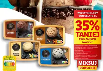 Lidl WSZYSTKIE LODY BON GELATI 1 L oferta