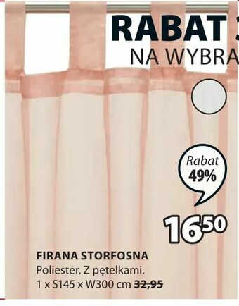 JYSK Firana storfosna oferta