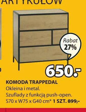 JYSK Komoda trappedal oferta