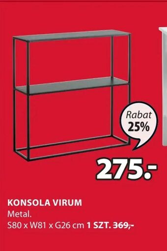 JYSK Konsola virum oferta