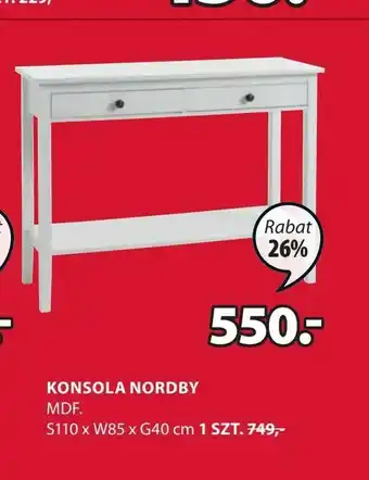 JYSK Konsola nordby oferta