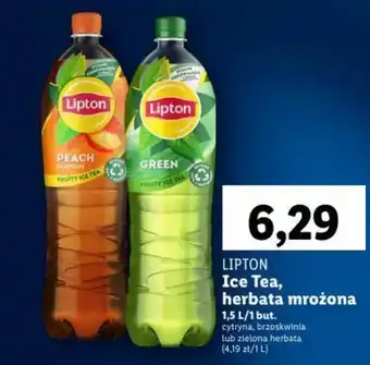 Lidl LIPTON Ice Tea, herbata mrożona 1,5 L oferta