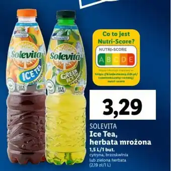 Lidl SOLEVITA Ice Tea, herbata mrożona 1,5 L oferta