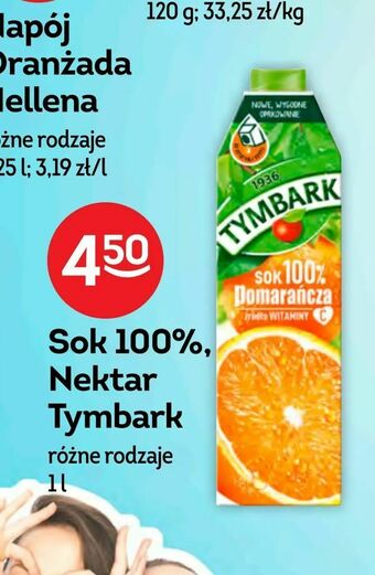 Żabka Sok 100%, Nektar Tymbark oferta