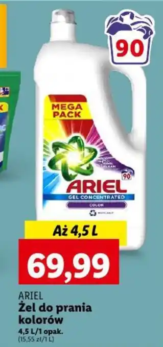 Lidl ARIEL Żel do prania kolorów 4,5 L oferta