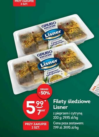 Żabka Filety śledziowe Lisner oferta