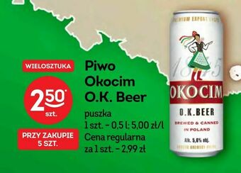Żabka Piwo Okocim O.K. Beer oferta