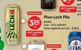 Żabka Piwo Lech Pils oferta
