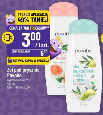 Polomarket Żel pod prysznic Povabe 400 ml oferta