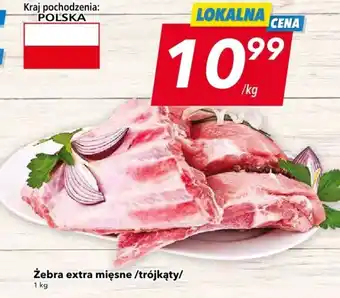 Lewiatan Żebra extra mięsne/trójkąty 1kg oferta