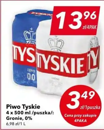 Lewiatan Piwo Tyskie 4x500ml oferta