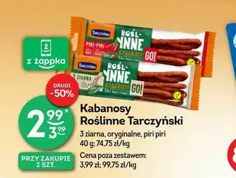 Żabka Kabanosy Roślinne Tarczyński oferta