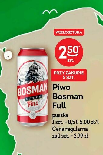 Żabka Piwo Bosman Full oferta