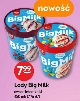 Żabka Lody Big Milk oferta