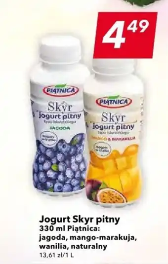 Lewiatan Piątnica Jogurt Skyr pitny 330 ml oferta