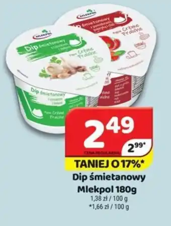 Delfin Dip śmietanowy Mlekpol 180 g oferta
