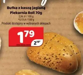 Delfin Bułka z kaszą jaglaną Piekarnia Roll 70g oferta