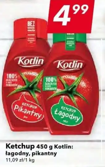 Lewiatan Ketchup 450 g Kotlin: łagodny, pikantny oferta