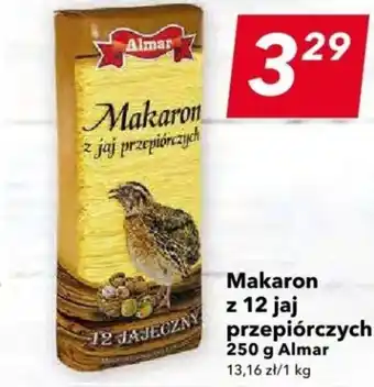 Lewiatan Makaron z 12 jaj przepiórczych 250 g Almar oferta