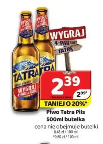 Delfin Piwo Tatra Pils 500ml butelka oferta