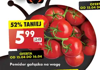 Biedronka Pomidor gałązka na wagę 1 kg oferta